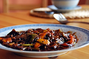 Paprika mit scharfer Sichuansauce
